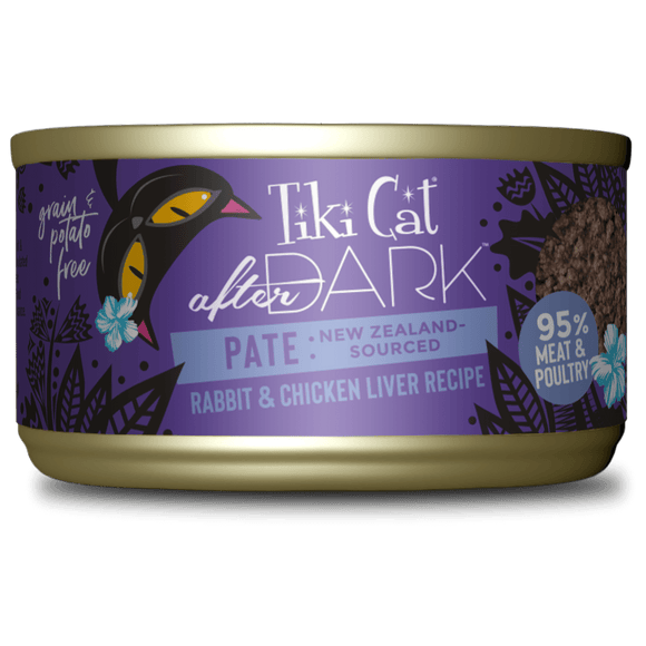 Tiki Cat - After Dark - Rabbit & Chicken Liver Recipe for Cats