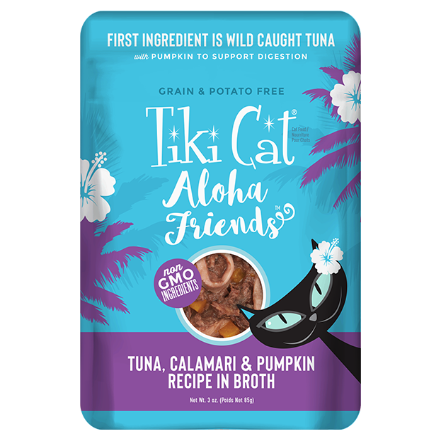 Tiki Cat - Aloha Friends - Tuna, Calamari & Pumpkin (For Cats)
