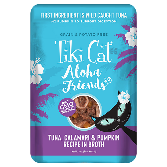 Tiki Cat - Aloha Friends - Tuna, Calamari & Pumpkin (For Cats)