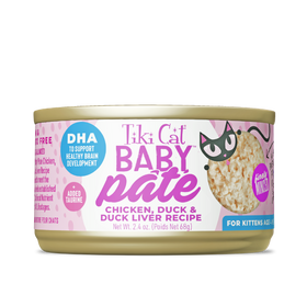 Tiki Cat - Baby Pate - Chicken Duck & Duck Liver Recipe (For Kittens)