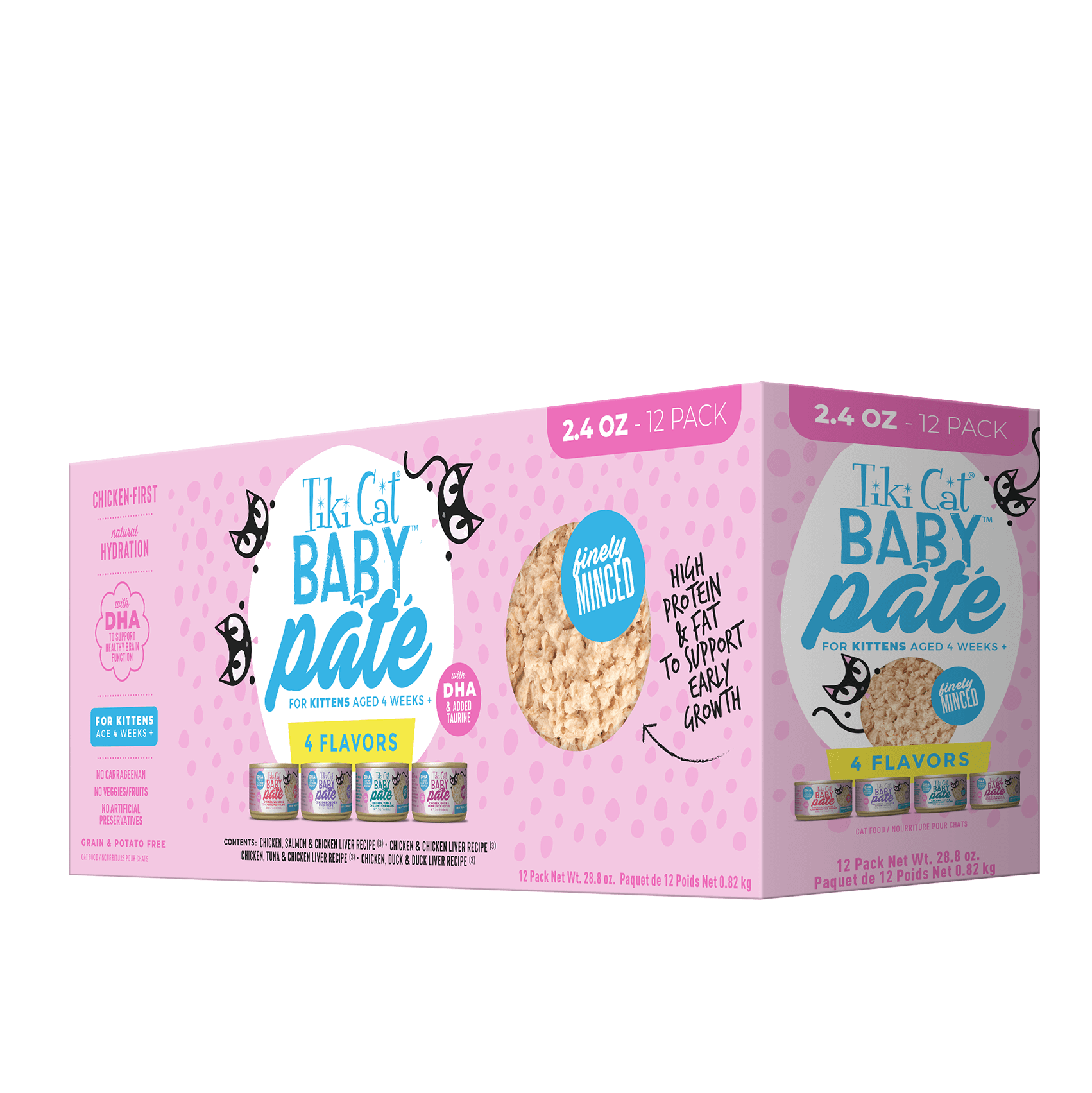 Tiki Cat - Baby Pate - Variety Pack (For Kittens)