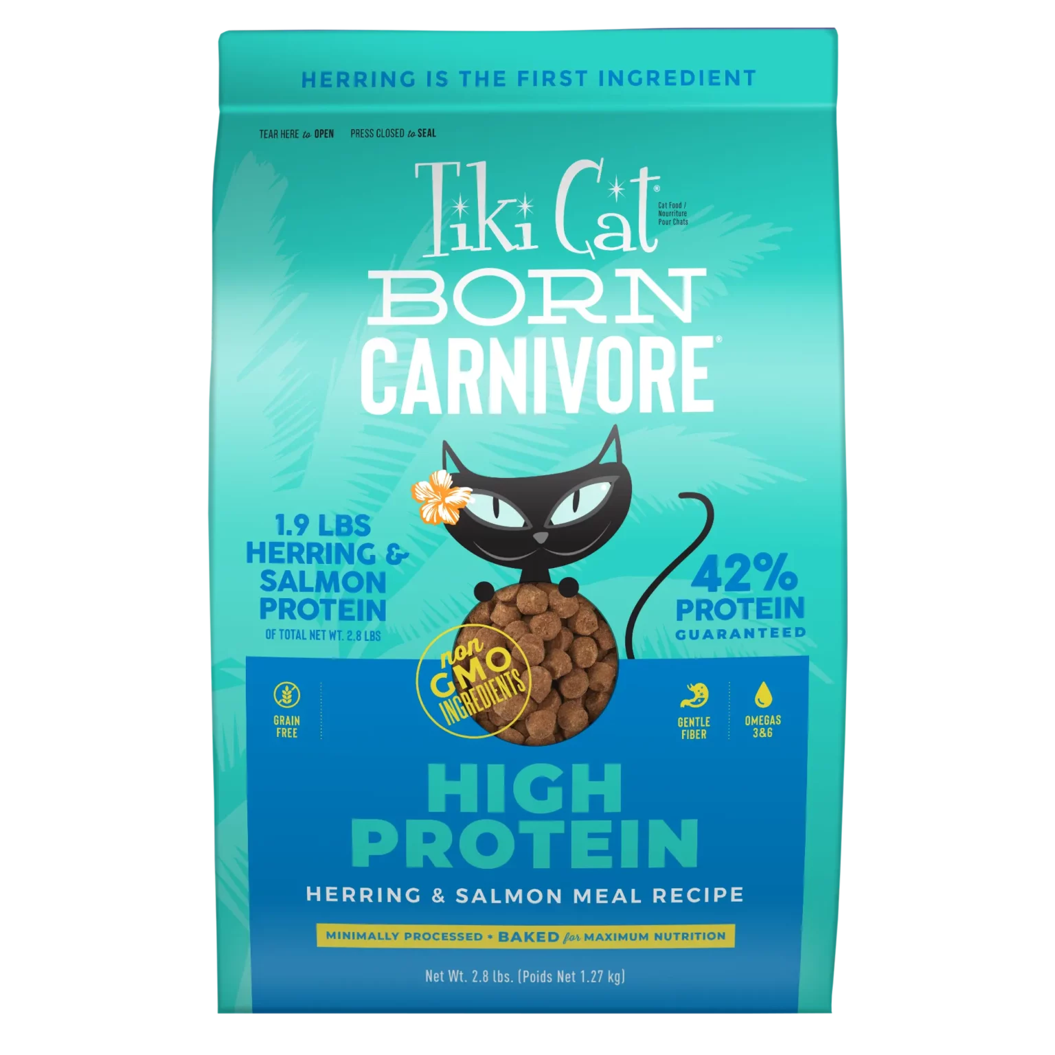 Tiki Cat - Born Carnivore - Herring & Salmon (For Cats)