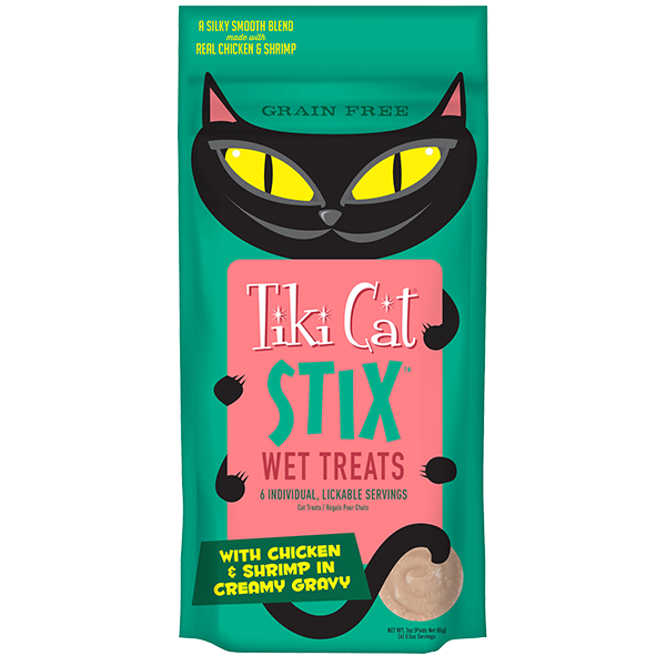 Tiki Cat - STIX - Chicken & Shrimp Wet Treats For Cats