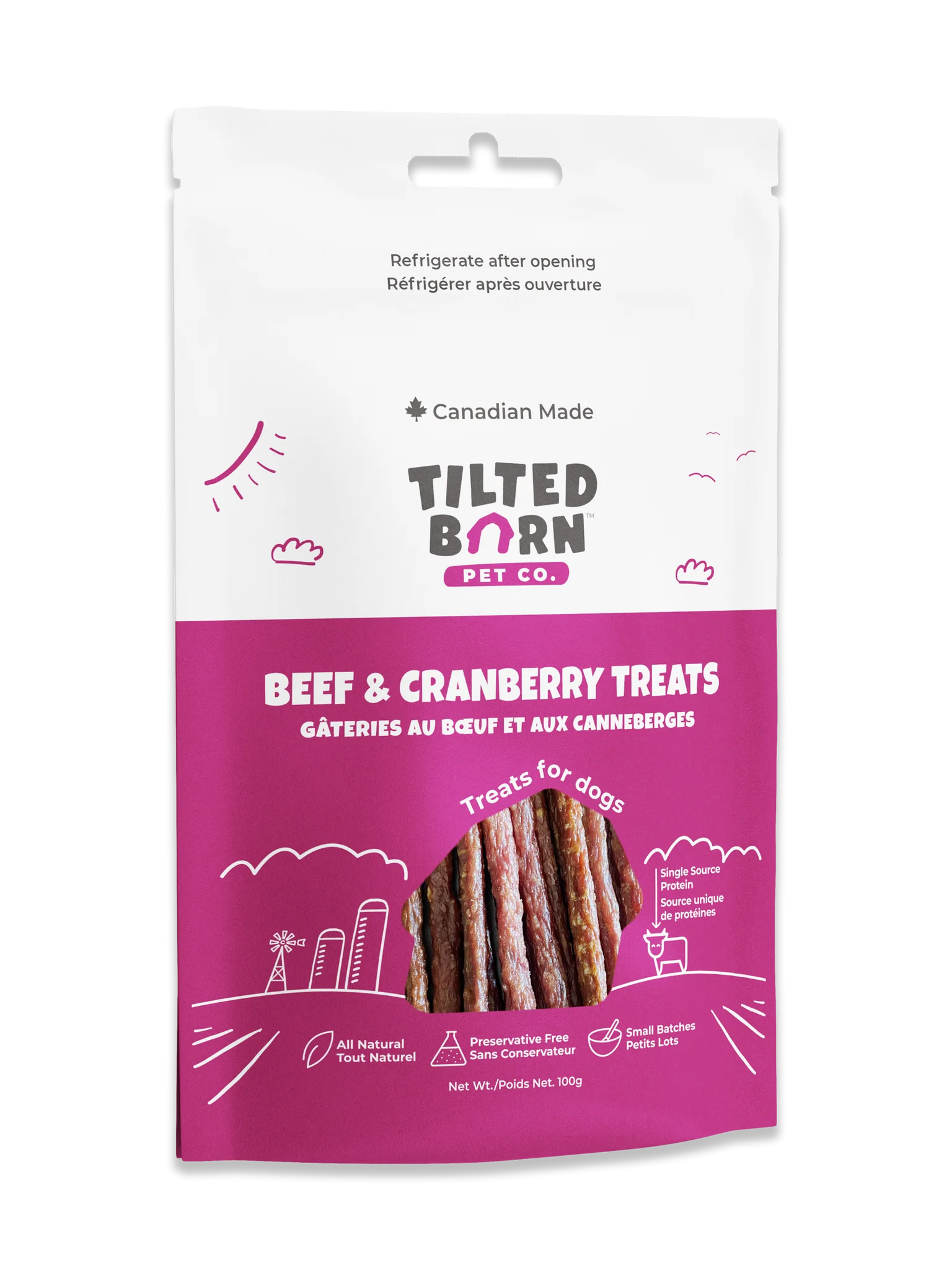 Tilted Barn (Farm Fresh) - Beef & Cranberry Treat (For Dogs) - Limited Edition