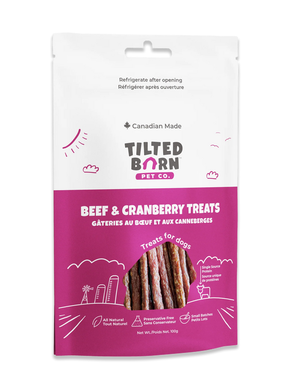 Tilted Barn (Farm Fresh) - Beef & Cranberry Treat (For Dogs) - Limited Edition