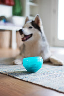 Totally Pooched - Stuff'n Wobble Ball, 5", Teal (For Dogs)