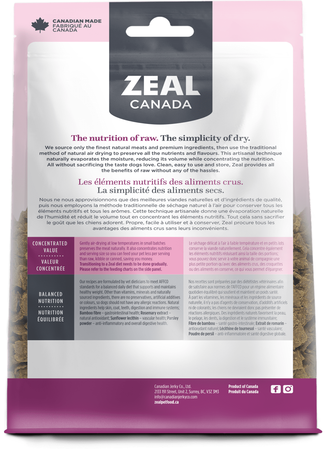 Zeal Canada -  Gently Air-Dried Turkey (For Dogs)
