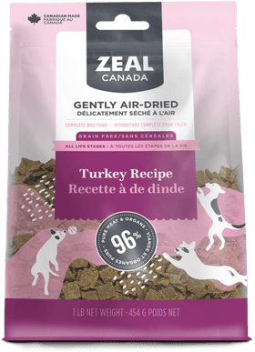 Zeal Canada - Gently Air-Dried Turkey for Dogs