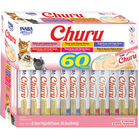 Inaba - Churu Purees - Chicken Varieties Box 60 Tubes (Treat for Cats)