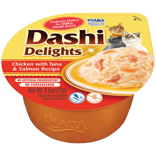 Inaba - Dashi Delights - Chicken With Tuna & Salmon Recipe (For Cats)