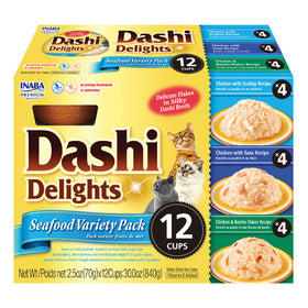 Inaba - Dashi Delights - Seafood Variety Pack (For Cats)
