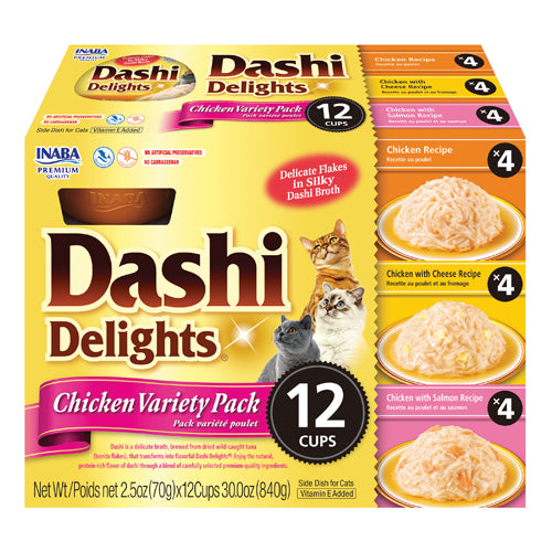 Inaba - Dashi Delights - Chicken Variety Pack (For Cats)