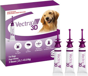 Vectra - 3D Flea and Tick Treatment for Dogs and Puppies (3 Doses) - 0