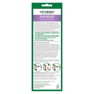 Vet's Best - Ear Relief Wash & Dry