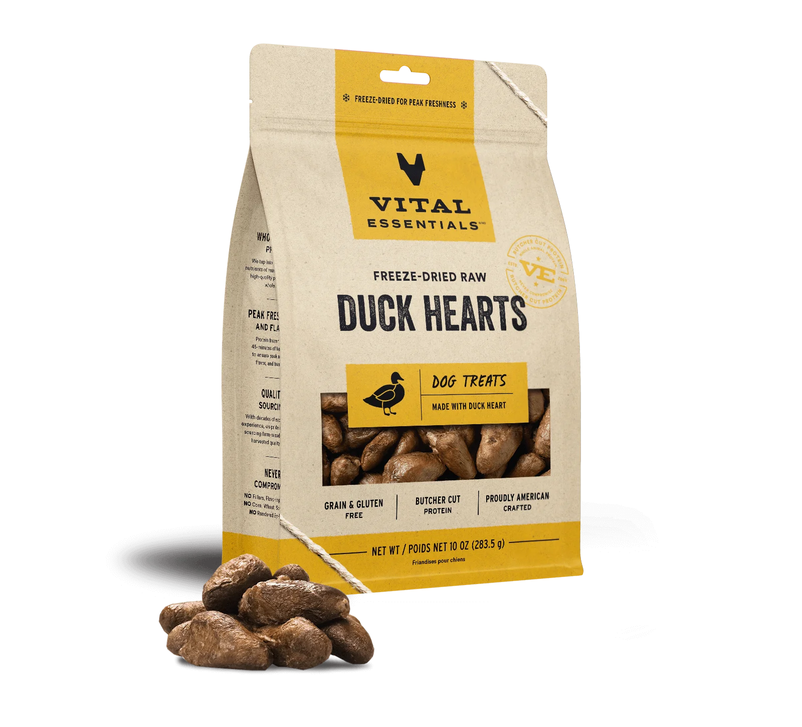 Vital Essentials (VE) - Duck Hearts (Dog Treats)