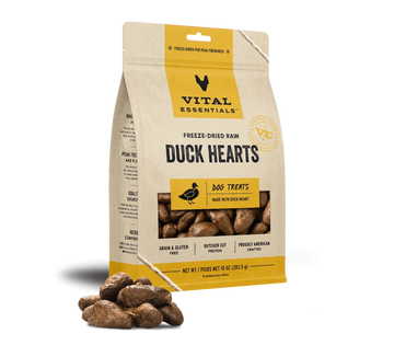 Vital Essentials (VE) - Duck Hearts (Dog Treats)