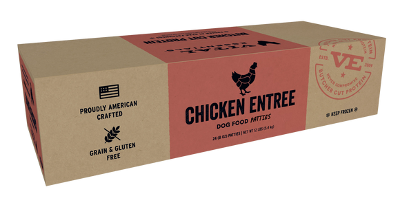 Vital Essentials (VE) - Frozen Raw - Chicken Entree Patties (For Dogs) - Frozen Product