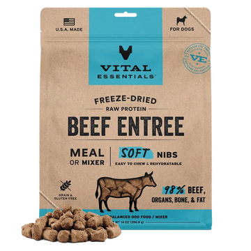 Vital Essentials (VE) - Soft Nibs - Freeze-Dried Beef & Chicken Entree (For Dogs)