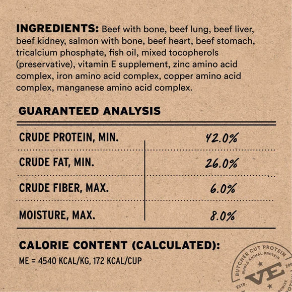 Vital Essentials (VE) - Soft Nibs - Freeze-Dried Beef & Salmon Entree (For Dogs)
