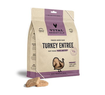 Vital Essentials (VE) - Turkey Mini Patties Grain Free (Cat Food)