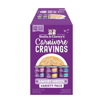 Stella & Chewy's Savory Shreds variety pack