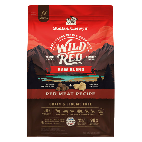 Stella & Chewy's Wild Red Raw Blend Grain & Legume Free Red Meat Recipe dry dog food