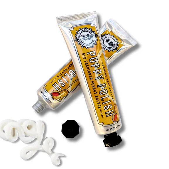 Wag & Bright Supply - Puppy Polish - Old Fashioned Peanut Butter Toothpaste (For Dogs)
