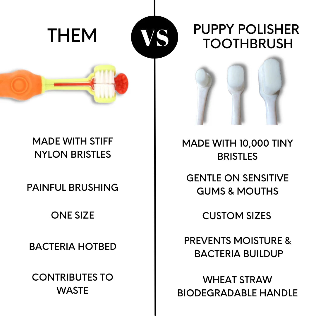 Wag & Bright Supply - Puppy Polisher Pearl Eco Toothbrush (For Dogs)