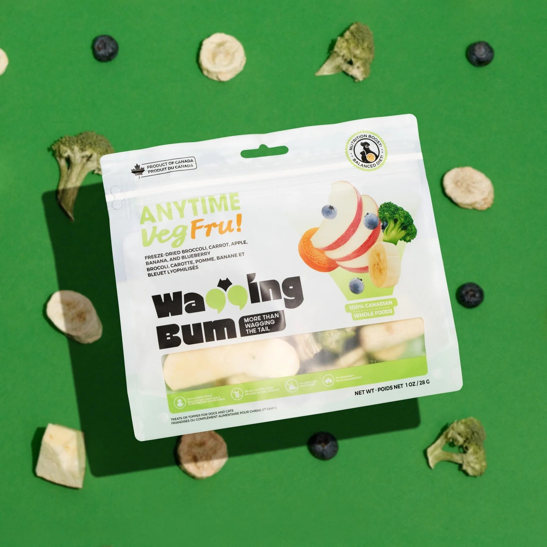 Wagging Bum - Anytime VegFru! Freeze Dried Veggies and Fruits