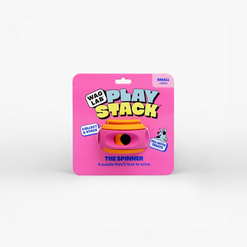 WAGLAB PlayStack The Spinner, Pink & Orange (For Dogs)