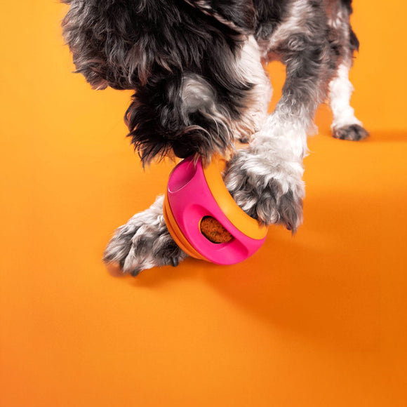 WAGLAB PlayStack The Spinner, Pink & Orange (For Dogs)