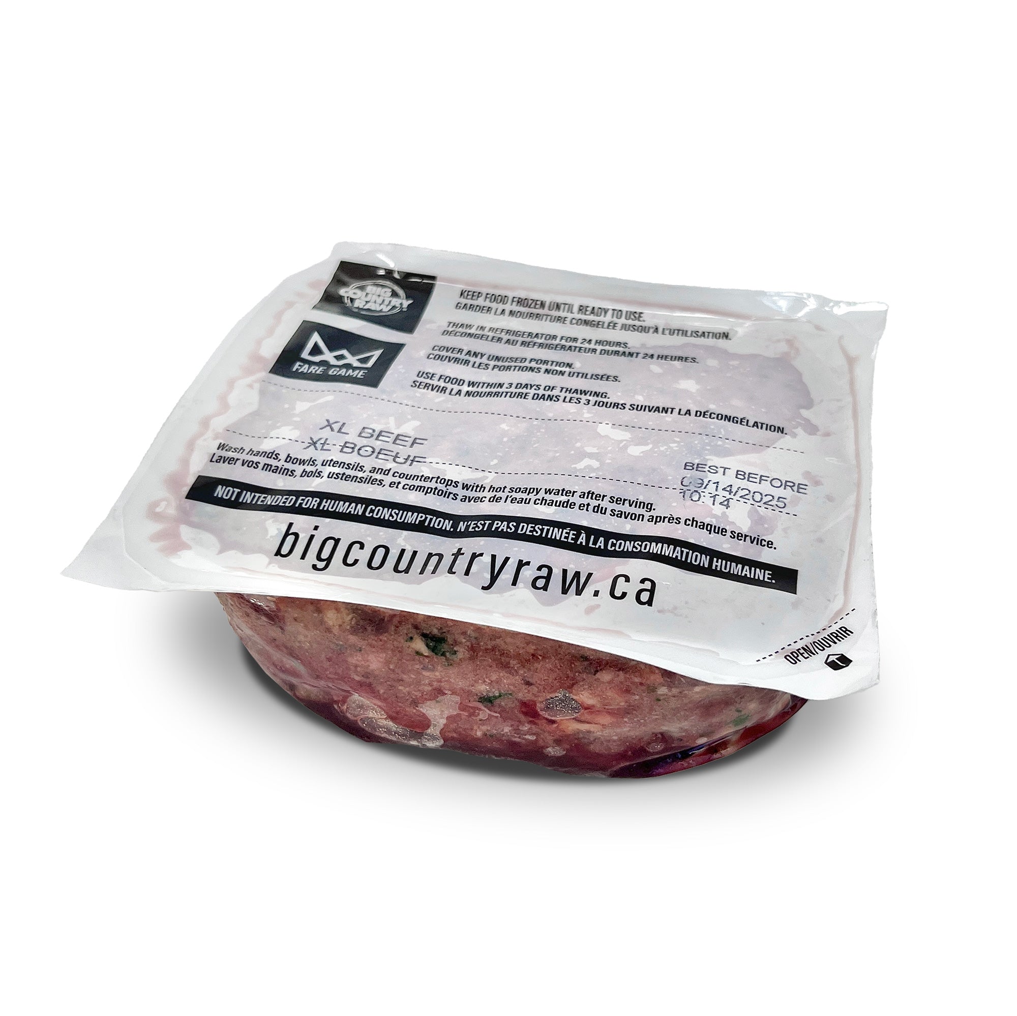 Big Country Raw - XL Beef (30lb) - Frozen Product