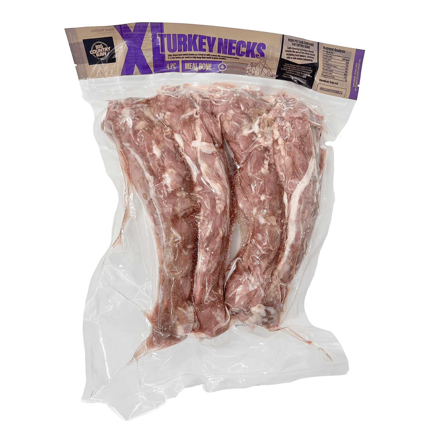 Big Country Raw - Turkey Neck - Frozen Product