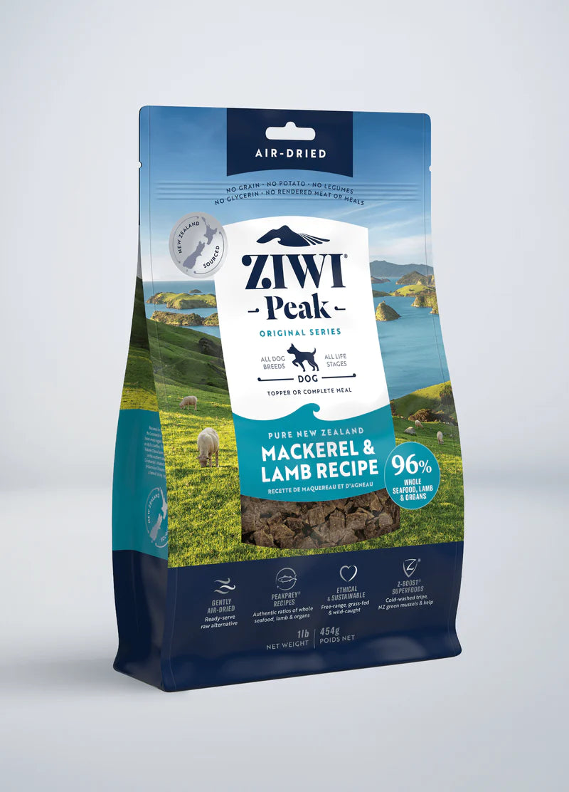 ZiwiPeak - Air-Dried Mackerel & Lamb (Dog Food)