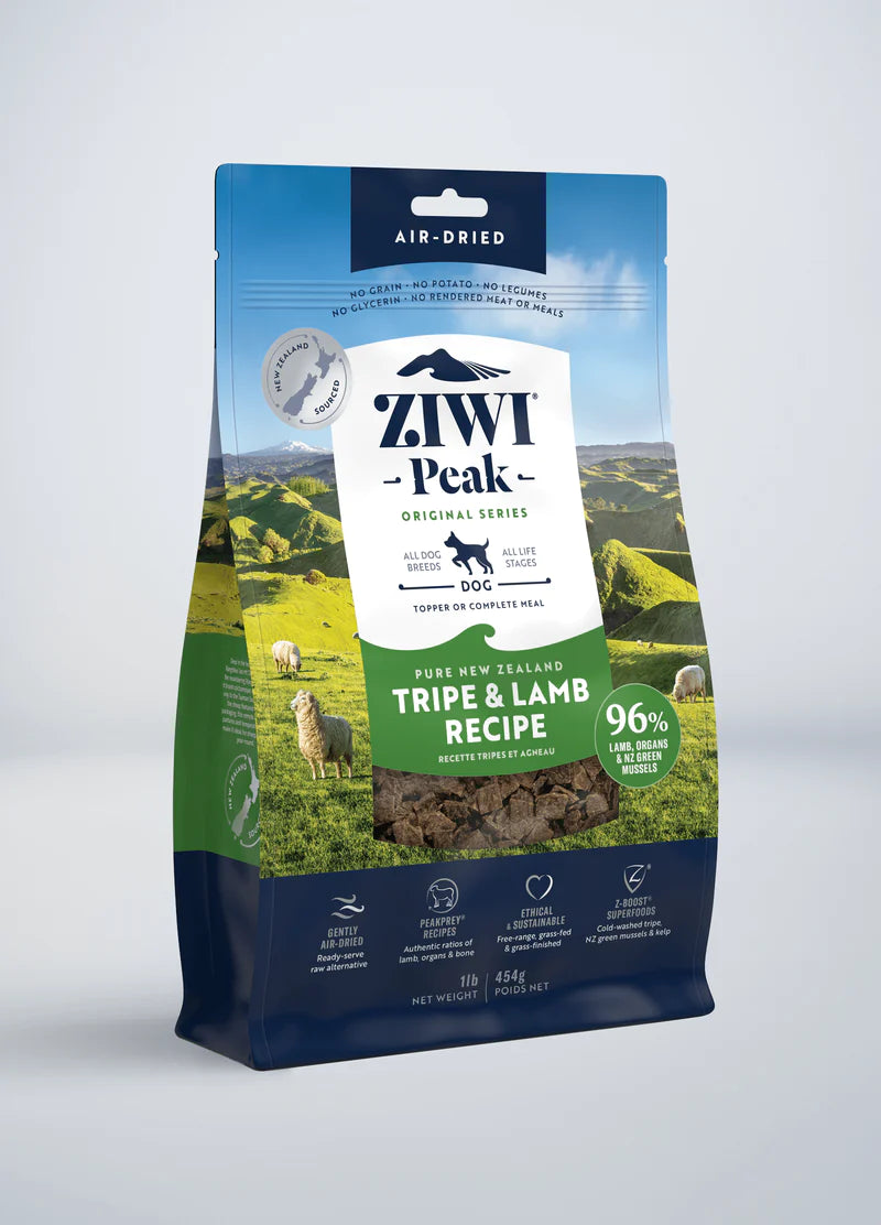 ZiwiPeak - Air-Dried Tripe & Lamb (Dog Food)