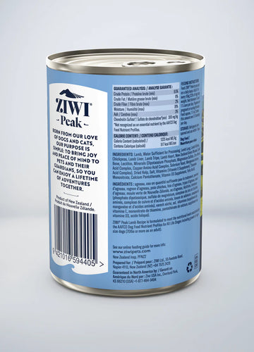ZiwiPeak - Wet Lamb Recipe for Dogs