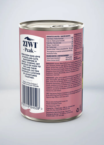 ZiwiPeak - Wet Venison Recipe for Dogs