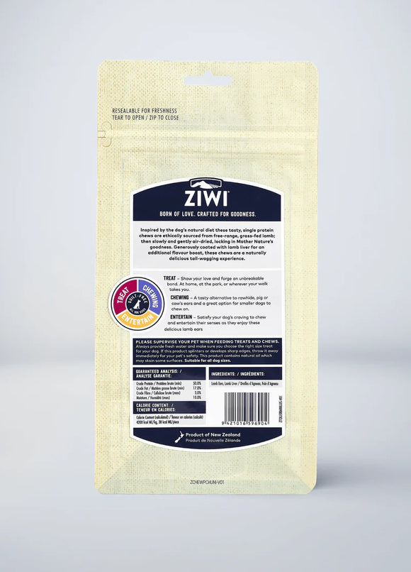 ZiwiPeak Lamb Ears Liver Coated | Dog Treats | ARMOR THE POOCH