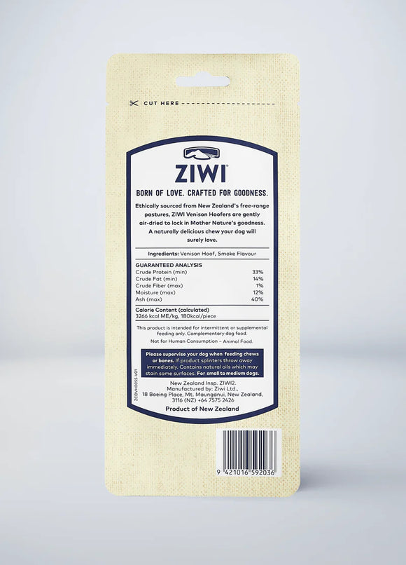 ZiwiPeak Venison Hoofer Oral Chews For Dogs | ARMOR THE POOCH