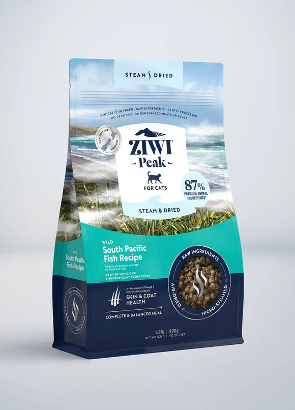 ZiwiPeak - Steam & Dried - Wild South Pacific Fish For Cats