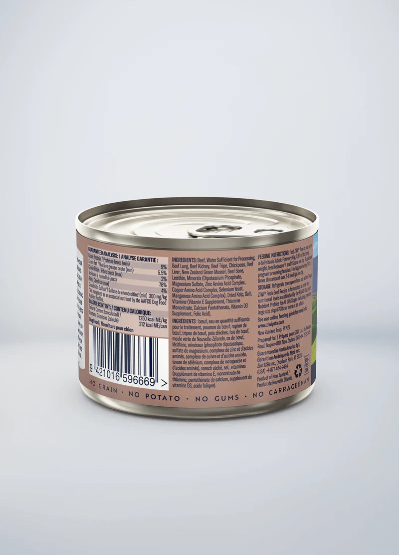ZiwiPeak - Wet Beef Recipe for Dogs