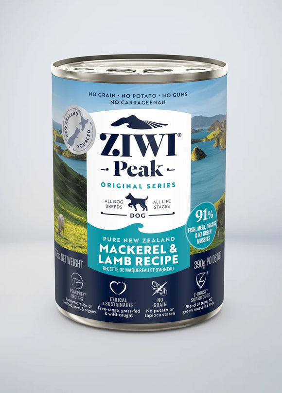 ZiwiPeak - Wet Mackerel & Lamb Recipe for Dogs