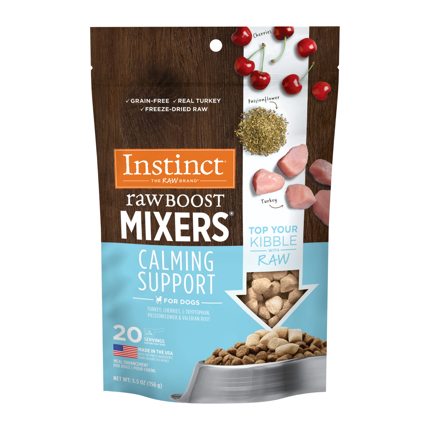 Instinct - Raw Boost Mixers - Calming Support (For Dogs)