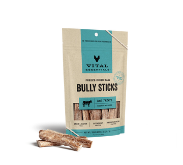 Vital Essentials (VE) - Freeze-Dried Bully Sticks Treats (For Dogs)