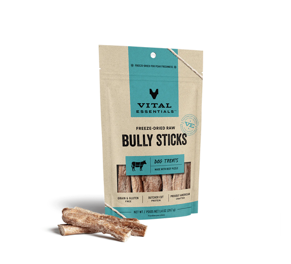 Vital Essentials (VE) - Freeze-Dried Bully Sticks Treats (For Dogs)