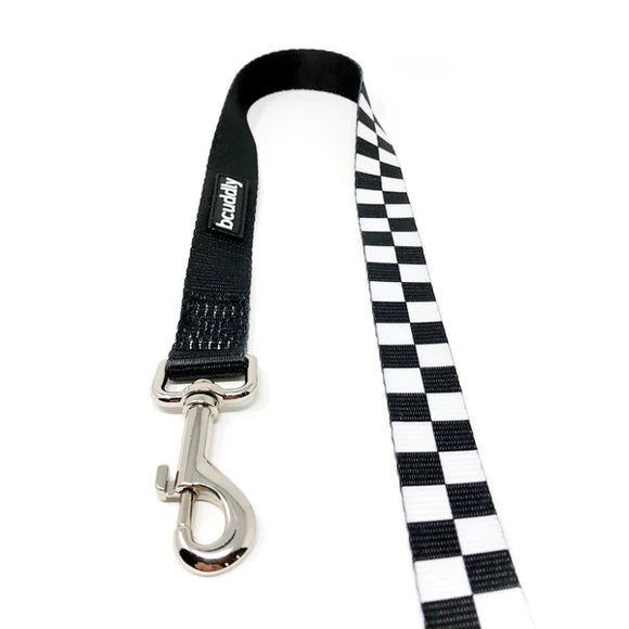 bcuddly - Black Checker - Dog Leash