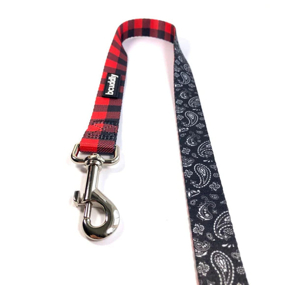 bcuddly | Dog Leash | Red Plaid Classic