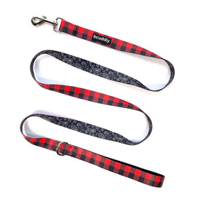 bcuddly | Dog Leash | Red Plaid Classic