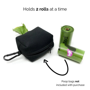 bcuddly | Poop Bag Holder | Black Checker