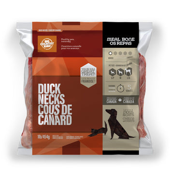 Big Country Raw - Duck Necks (Skinless - 1lb) - Frozen Product